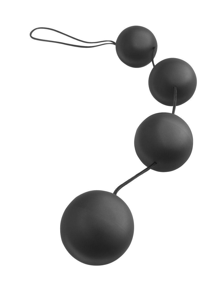 Анальная цепочка из 4 шариков Deluxe Vibro Balls-4146