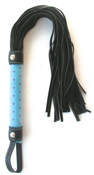 Черно-голубая плетка Notabu - 46 см.-7889
