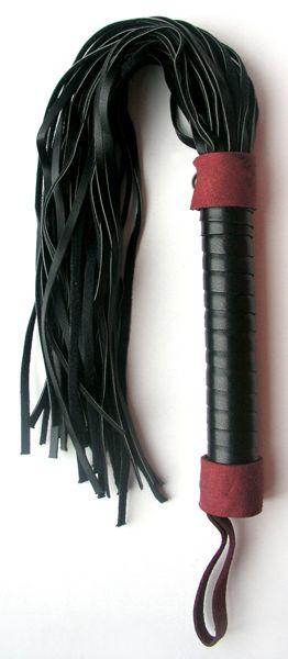 Черно-красная плетка Notabu - 45 см.-7885