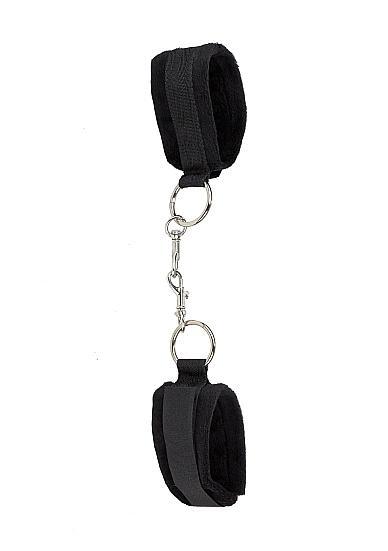 Черные наручники Velcro Cuffs-10087