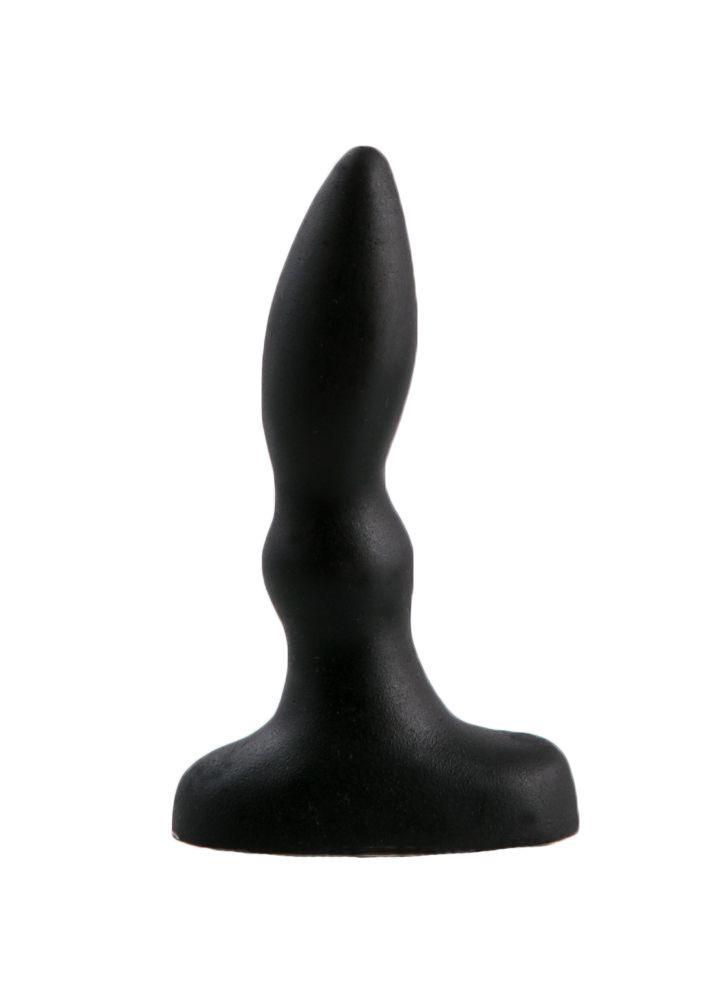 Черный анальный стимулятор Beginners p-spot massager - 11 см.