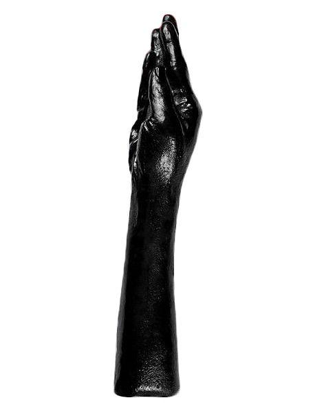 Чёрная рука для фистинга - 37 см.-2109