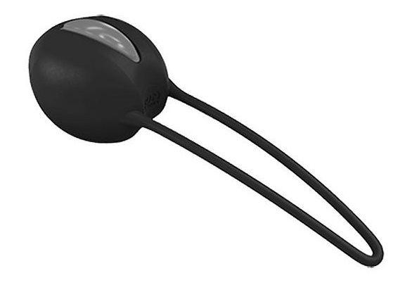 Чёрно-серый вагинальный шарик Smartballs Uno-6192