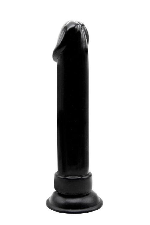 Чёрный анальный фаллоимитатор MENZSTUFF BLACK KNIGHT 9INCH BUTT PLUG - 23 см.-2975