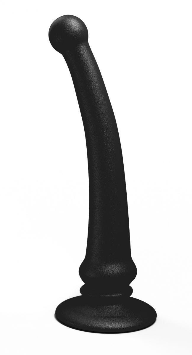 Чёрный анальный стимулятор Rapier Plug - 15 см.-12744