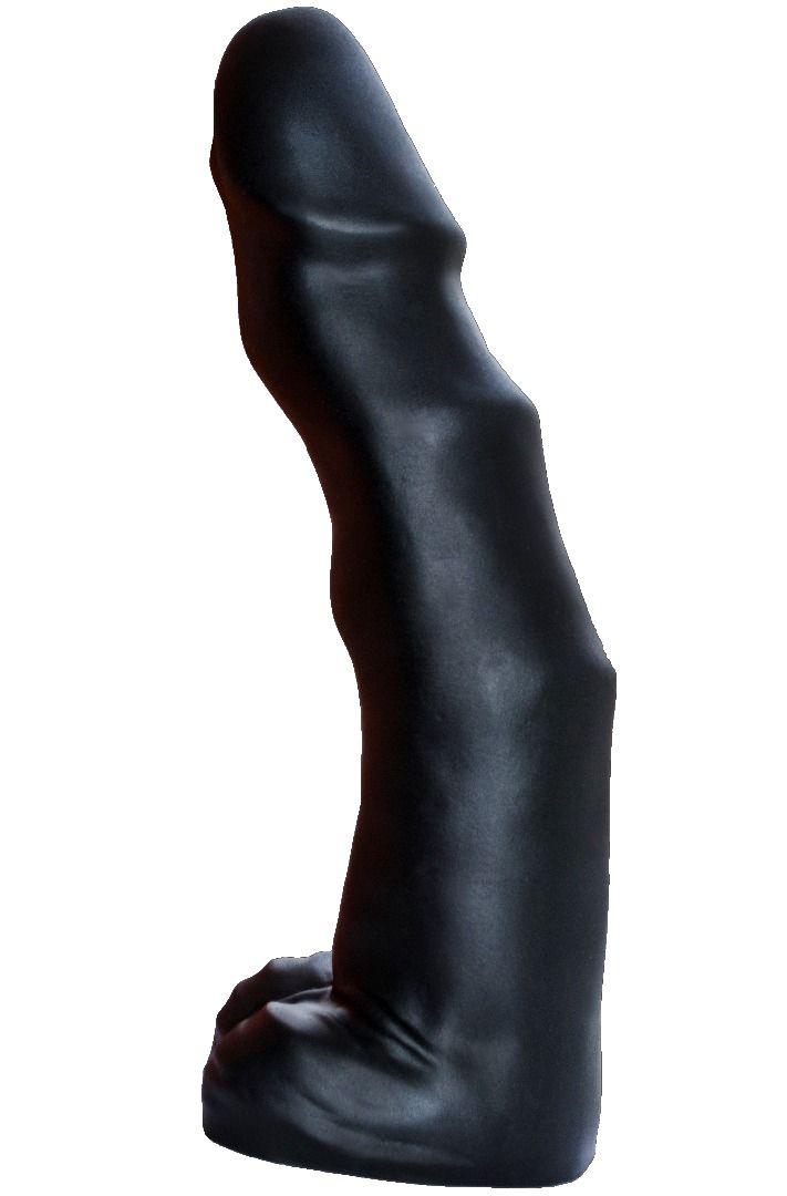 Чёрный фаллоимитатор-гигант TYRANT - 36 см.-5049
