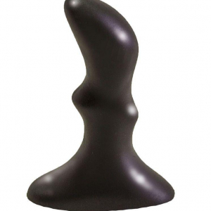 Чёрный плаг изогнутой формы - 10 см.