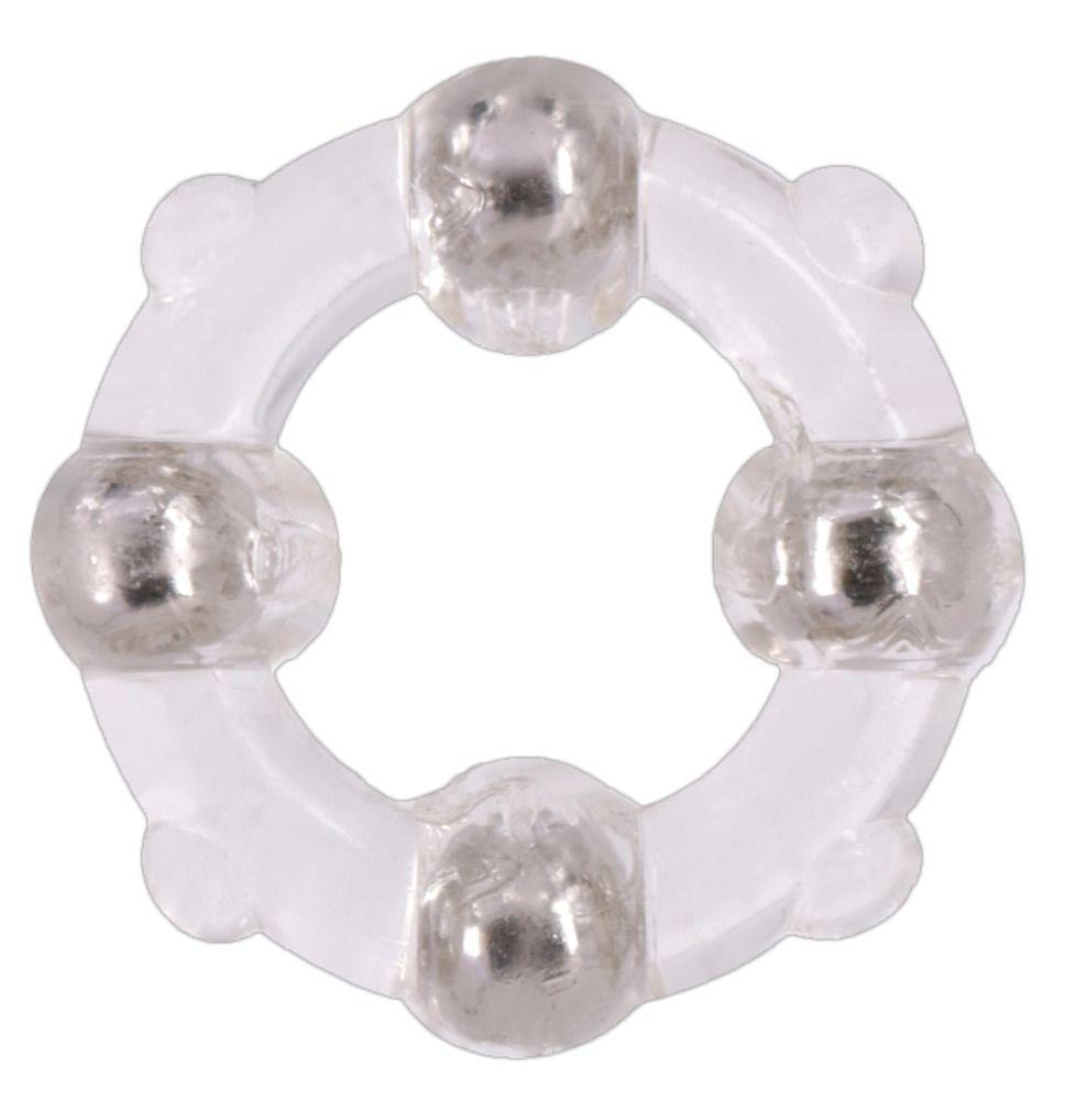 Эрекционное кольцо Stud Ring с бусинами-7109