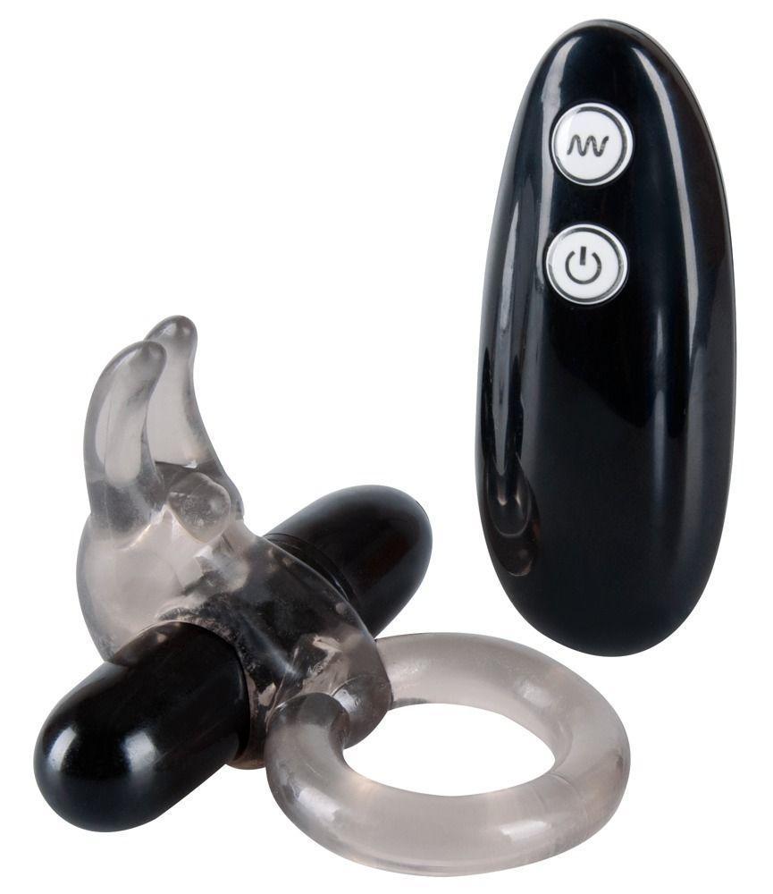Эрекционное виброкольцо Bunny Remote Cockring с пультом ДУ-5533
