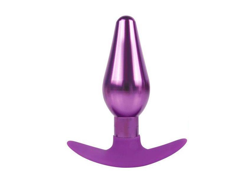 Фиолетовая анальная каплевидная втулка - 10