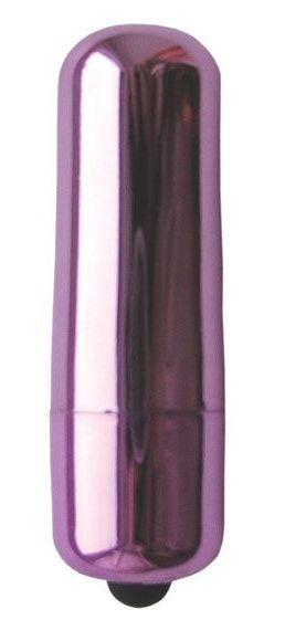 Фиолетовая гладкая вибропуля Erowoman-Eroman - 5