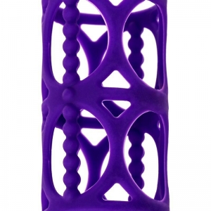 Фиолетовая насадка-сетка на член