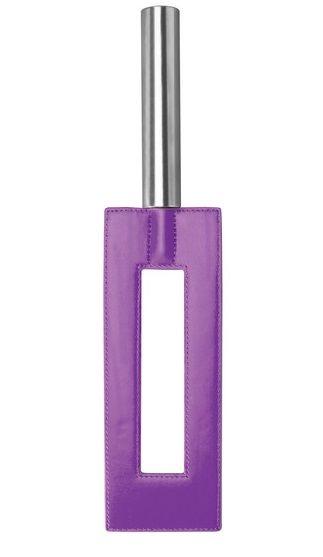 Фиолетовая шлёпалка Leather Gap Paddle - 35 см.-8908