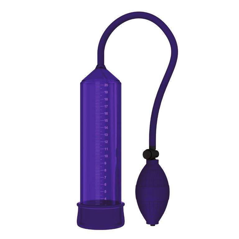 Фиолетовая вакуумная помпа - 25 см.-5188