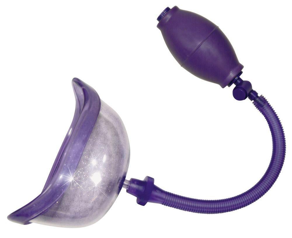 Фиолетовая вакуумная помпа Bad Kitty Vagina Sucker-12078