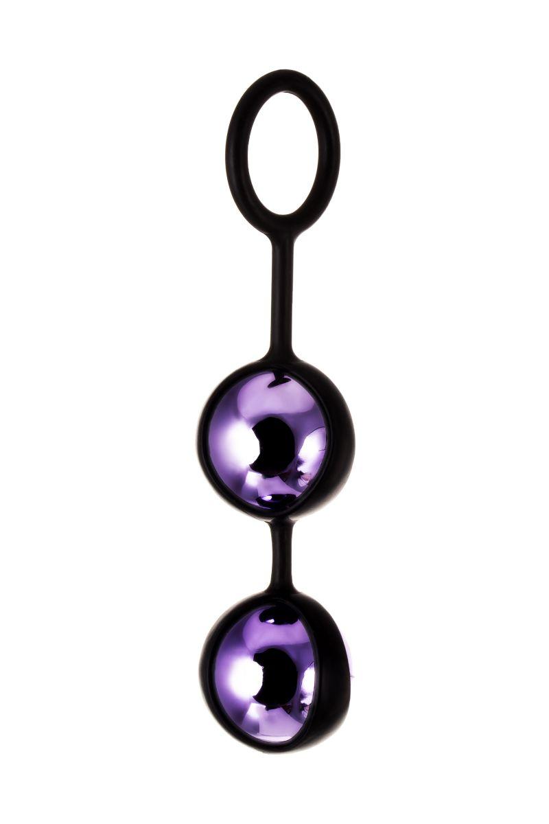 Фиолетово-черная вагинальные шарики TOYFA A-toys-8007
