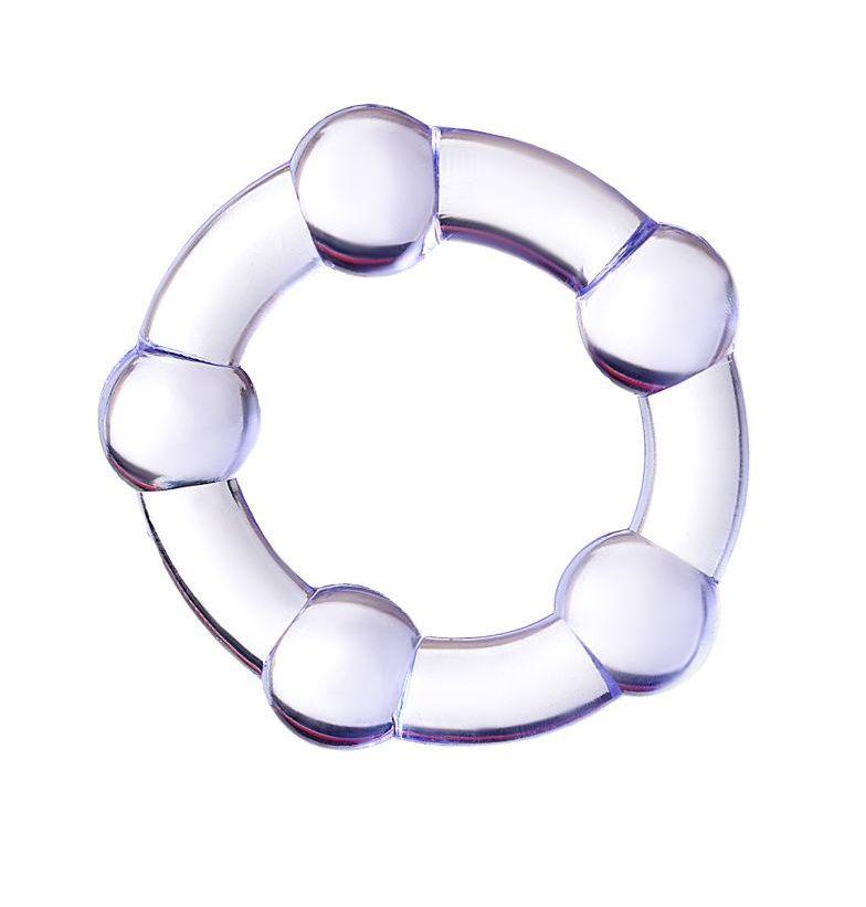 Фиолетовое эрекционное кольцо A-Toys-3557