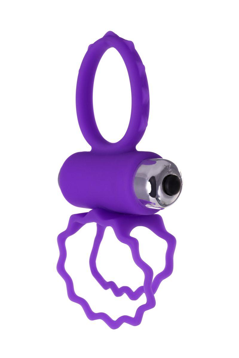Фиолетовое эрекционное виброкольцо BOB-8765
