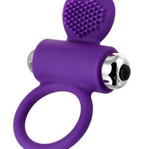 Фиолетовое виброкольцо с ресничками JOS PERY