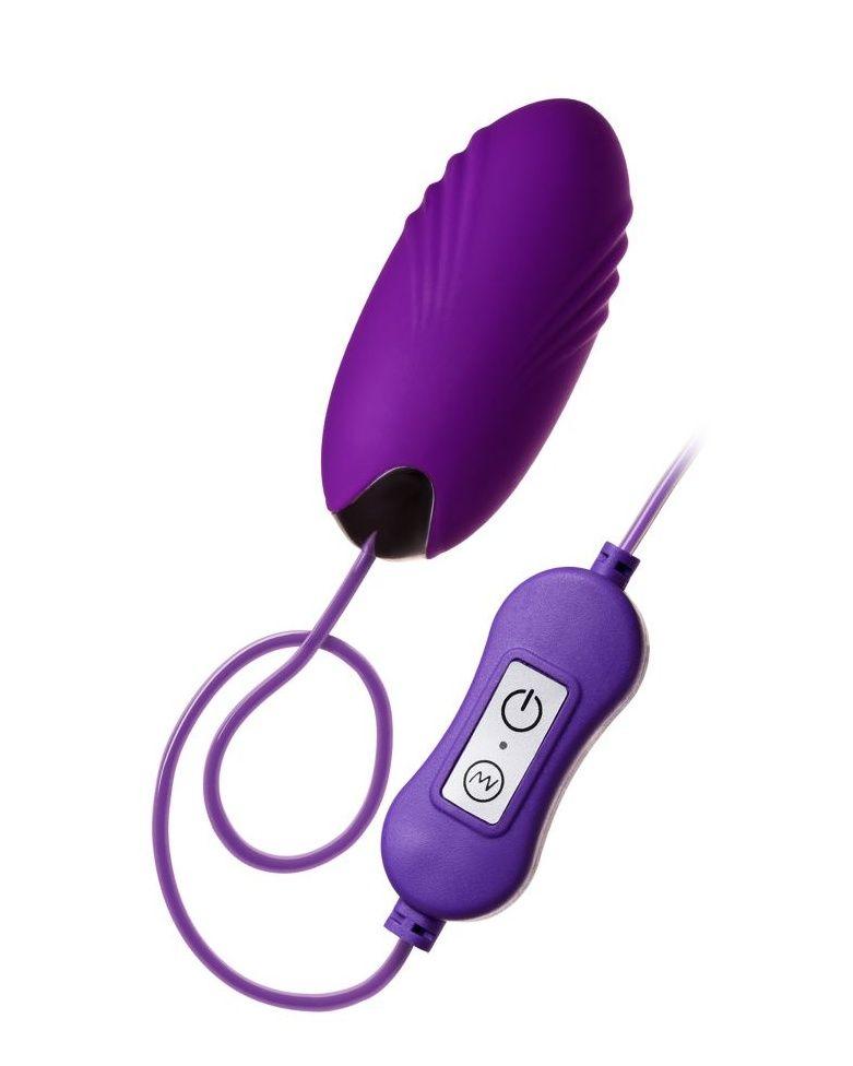 Фиолетовое виброяйцо с пультом управления A-Toys Cony