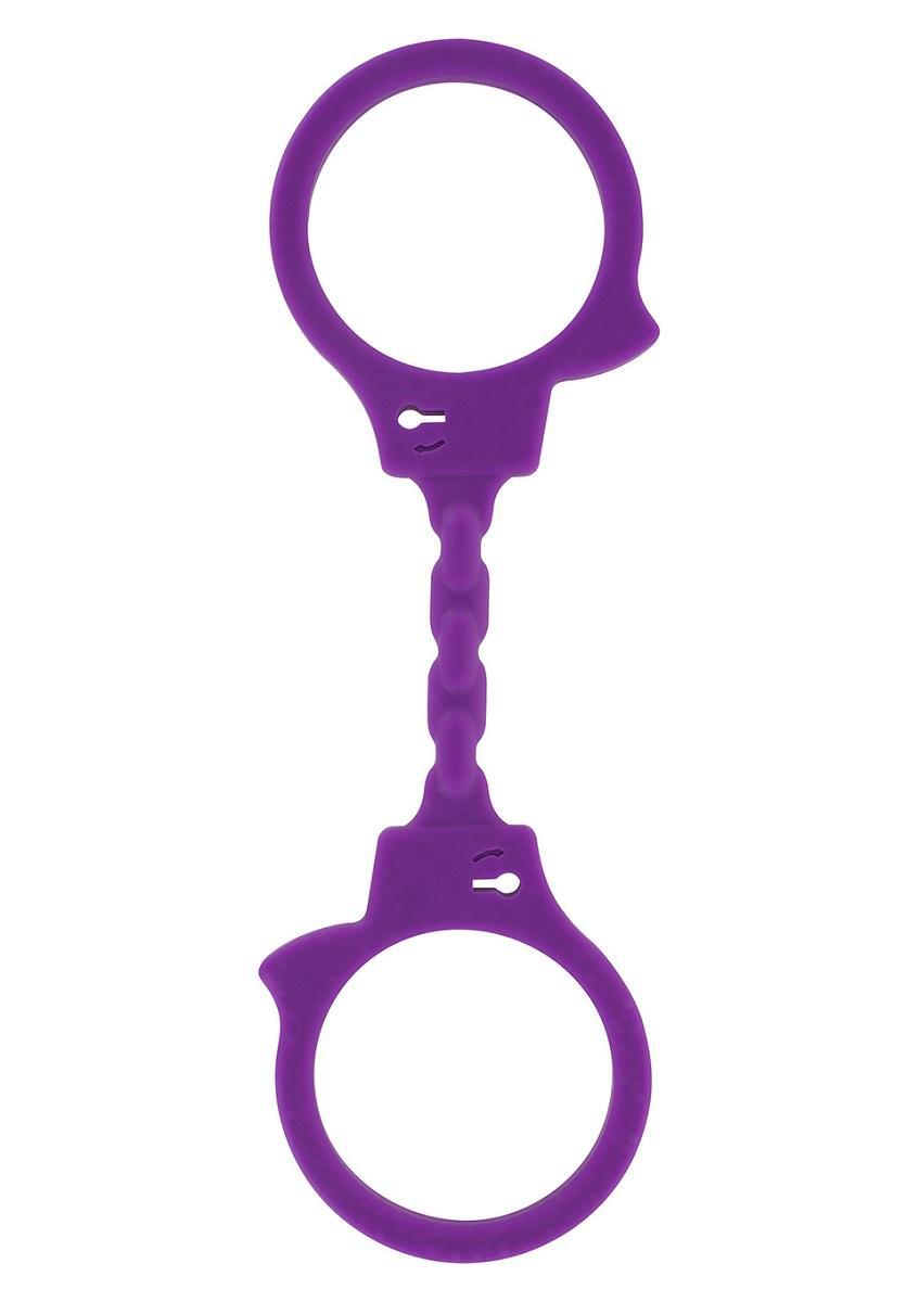 Фиолетовые эластичные наручники STRETCHY FUN CUFFS-6882