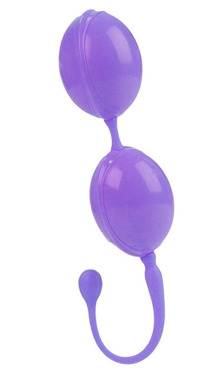 Фиолетовые каплевидные вагинальные шарики L amour Premium Weighted Pleasure System-1708