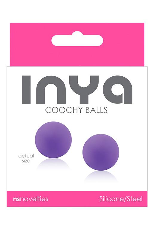 Фиолетовые вагинальные шарики без сцепки INYA Coochy Balls Purple-2011
