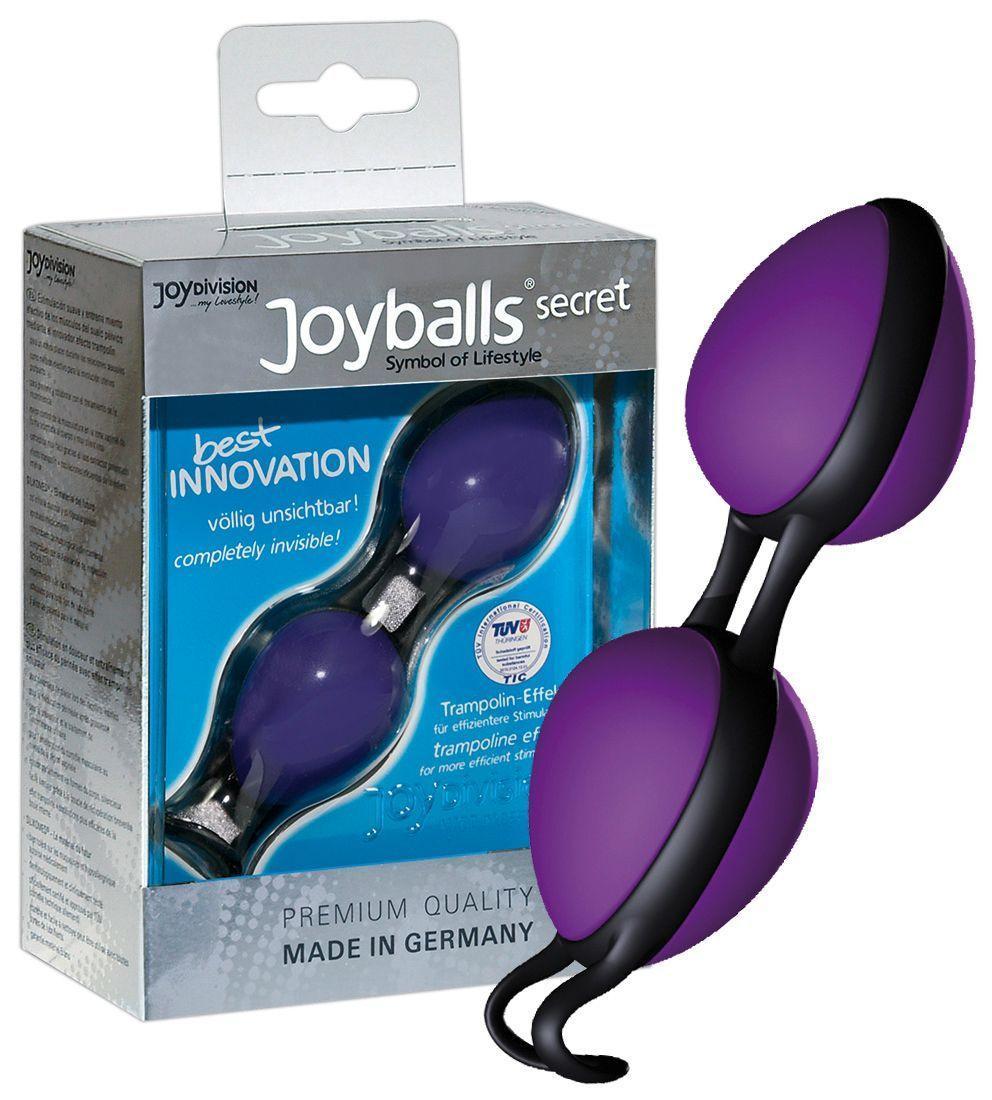 Фиолетовые вагинальные шарики Joyballs secret-12321