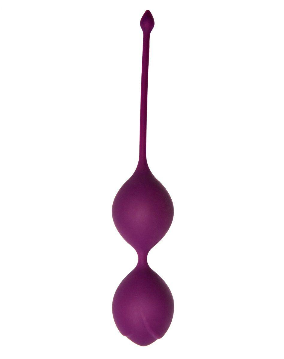 Фиолетовые вагинальные шарики Кегеля со смещенным центом тяжести Delta-1440