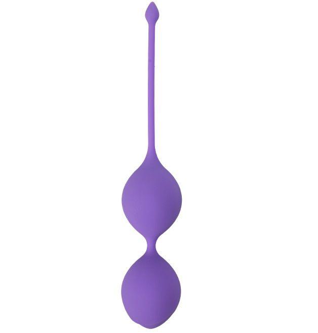 Фиолетовые вагинальные шарики SEE YOU IN BLOOM DUO BALLS 29MM-372