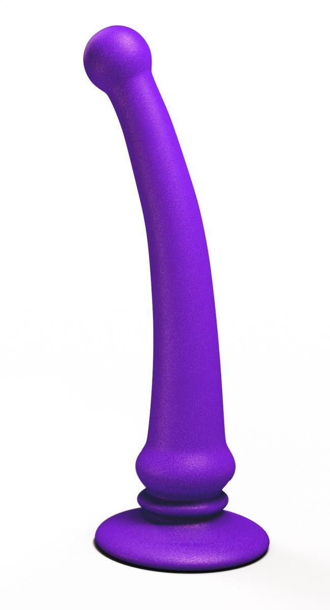 Фиолетовый анальный стимулятор Rapier Plug - 15 см.-13115