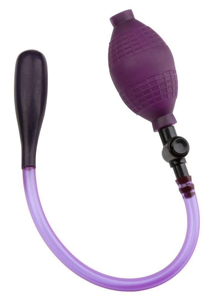 Фиолетовый анальный стимулятор с функцией расширения Anal Balloon-12905