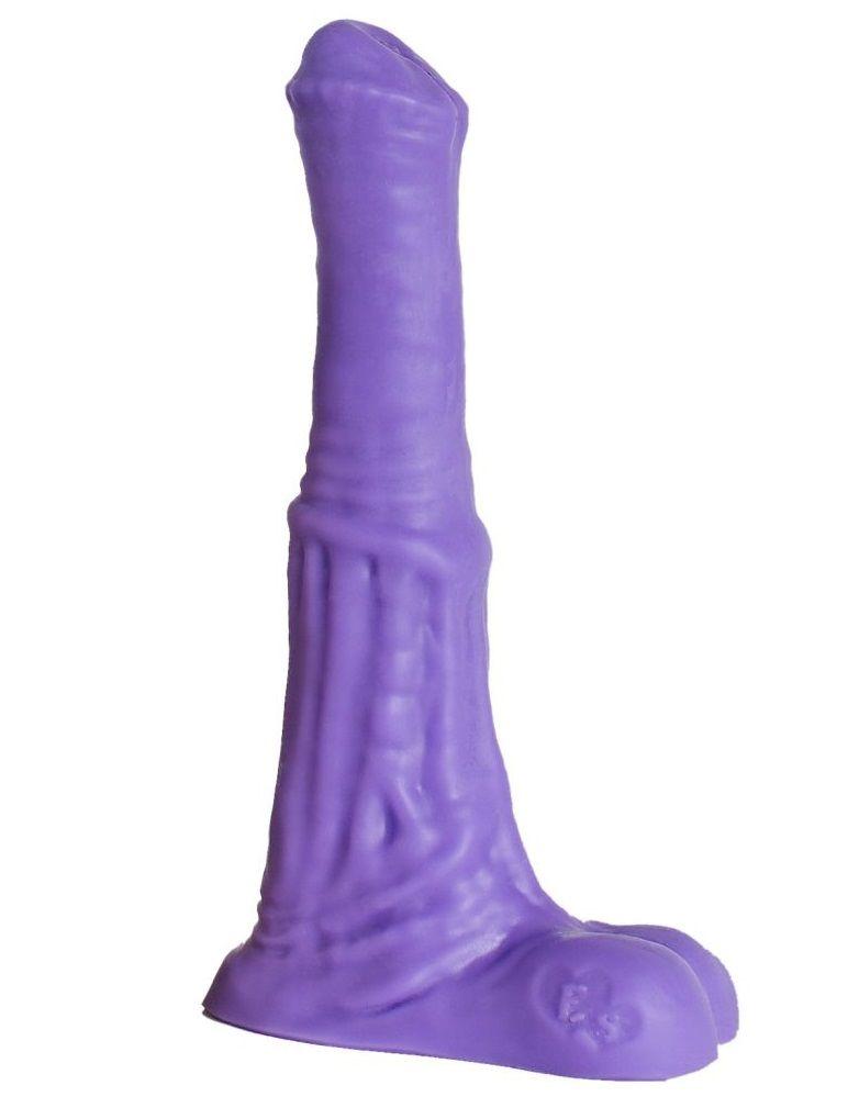 Фиолетовый фаллоимитатор Пегас Micro - 15 см.