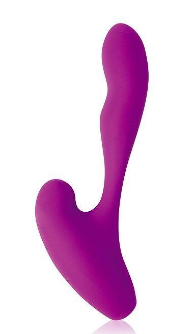 Фиолетовый фантазийный силиконовый вибромассажер