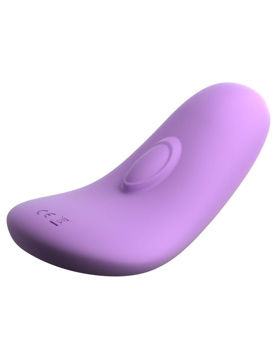 Фиолетовый компактный вибростимулятор Remote Silicone Please-Her-6801