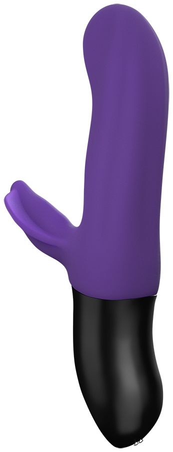 Фиолетовый пульсатор с клиторальным лепестком Bi Stronic Fusion - 21