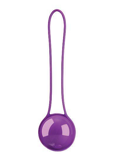 Фиолетовый вагинальный шарик Pleasure Ball Deluxe-13397