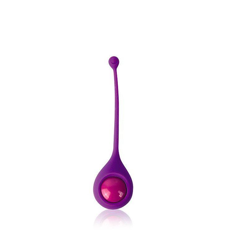Фиолетовый вагинальный шарик со смещенным центром тяжести Cosmo-5989