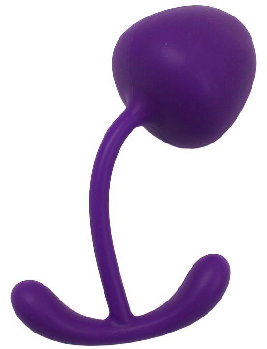 Фиолетовый вагинальный шарик Sweet Apple-3567