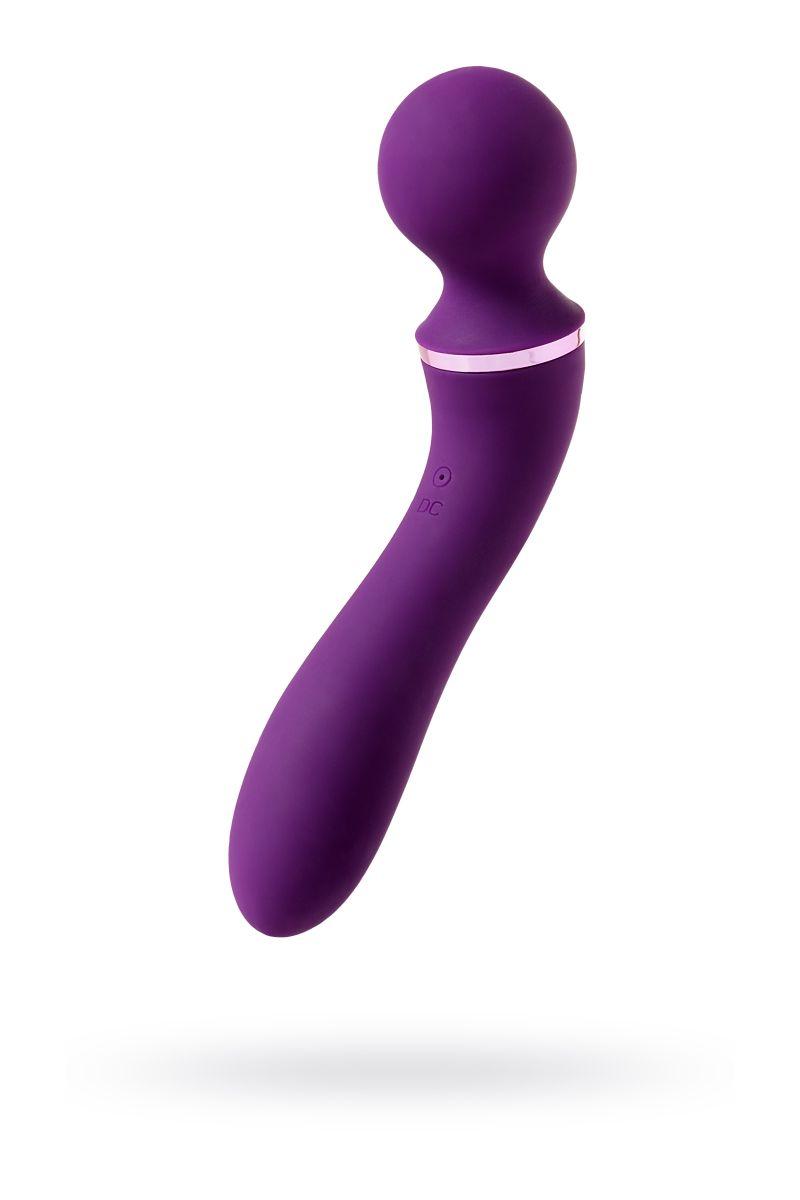 Фиолетовый вибромассажер Eromantica Uma - 20 см.-5017