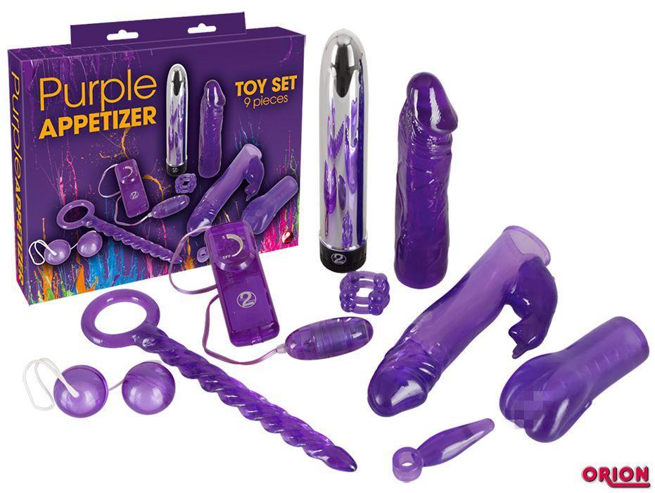 Фиолетовый вибронабор Purple Appetizer-12474