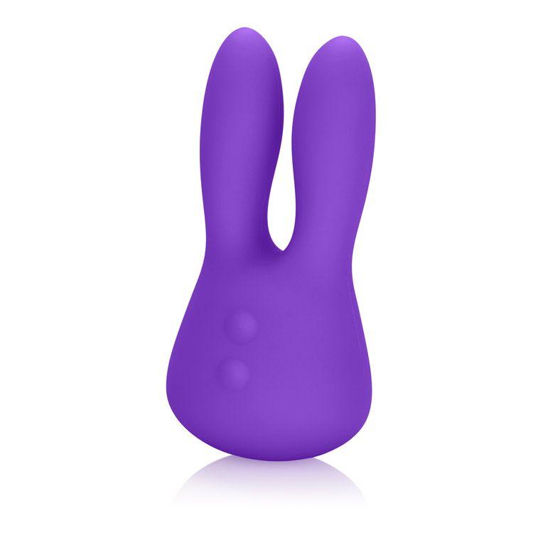 Фиолетовый виброзайчик Mini Marvels Silicone Marvelous Bunny-6135