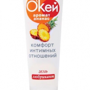 Гель-лубрикант  Окей  с ароматом ананаса - 50 гр.