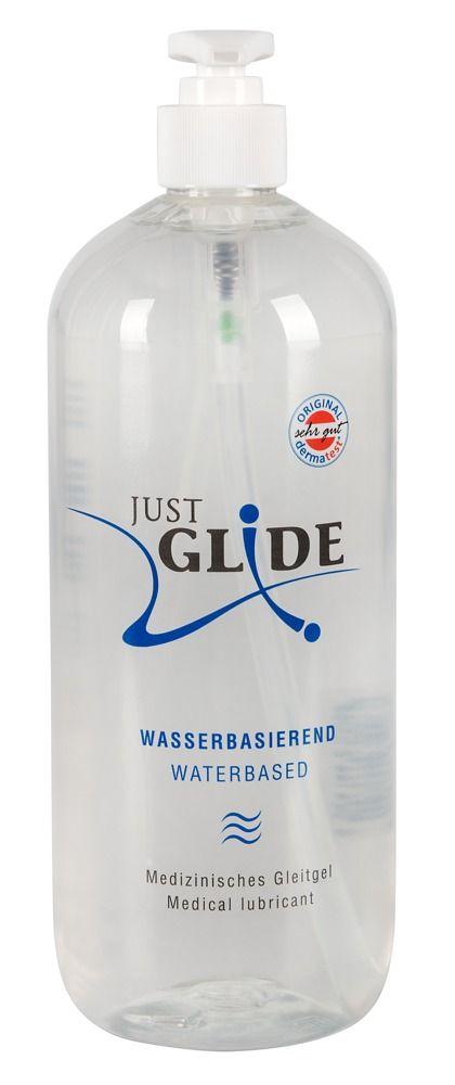 Гель-смазка на водной основе Just Glide Waterbased - 1000 мл.-3089