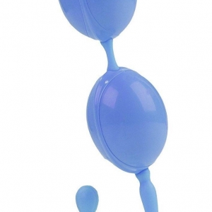 Голубые вагинальные шарики LAmour Premium Weighted Pleasure System