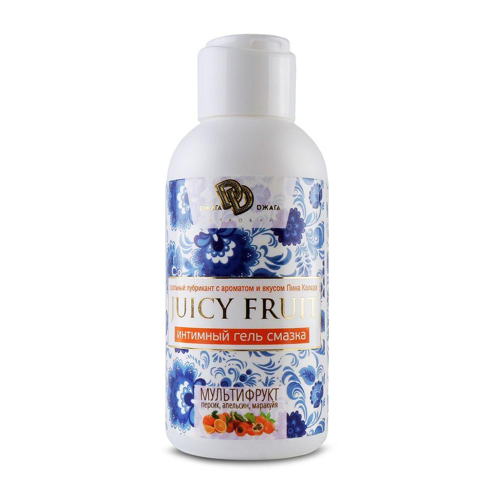 Интимный гель на водной основе JUICY FRUIT с ароматом фруктов - 100 мл.-5221