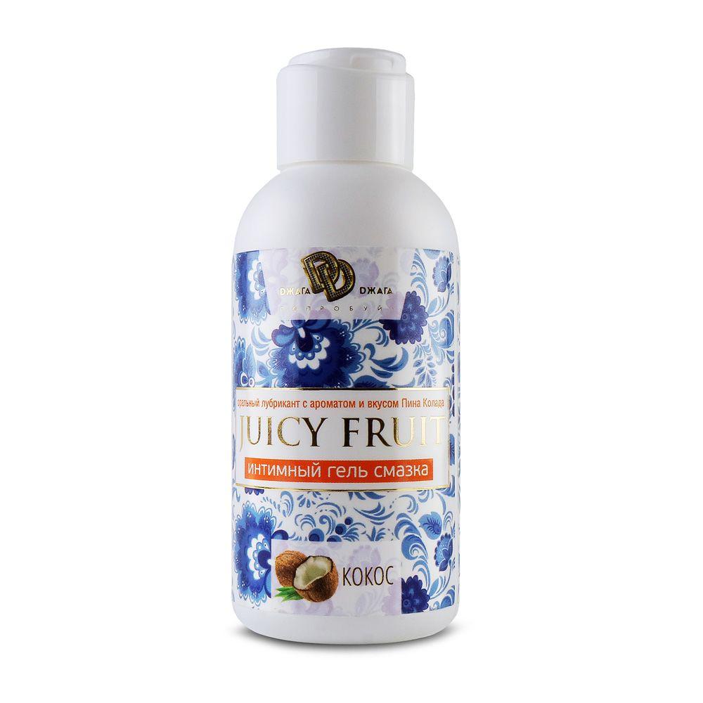 Интимный гель на водной основе JUICY FRUIT с ароматом кокоса - 100 мл.-10861
