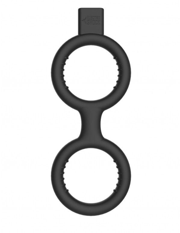 Кольцо с электростимуляцией E-Stimulation Cock Ring with Ballstrap-6431