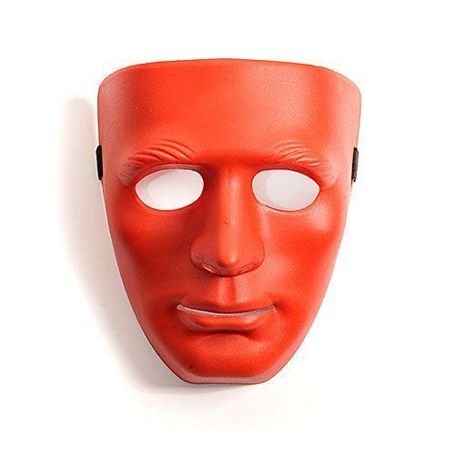 Красная маска из пластика-10973