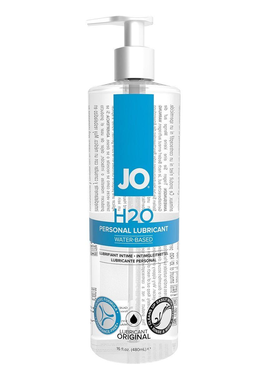 Лубрикант на водной основе JO Personal Lubricant H2O с дозатором - 480 мл.-6542
